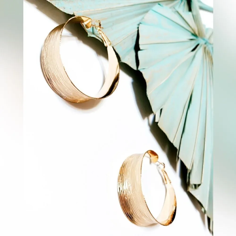 Hoop earrings  #113